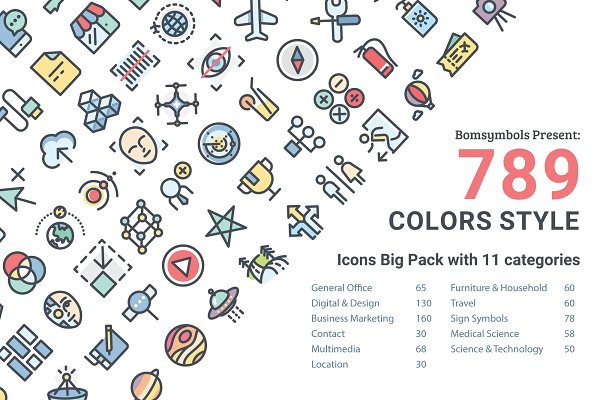 Download BomSymbols Colors Big Pack