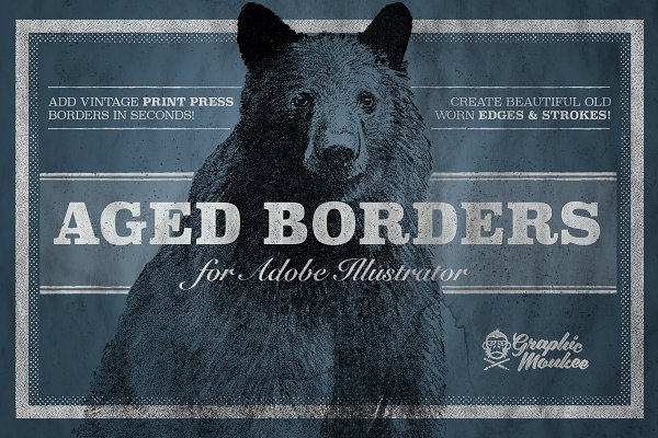Download Aged Borders for Adobe Illustrator