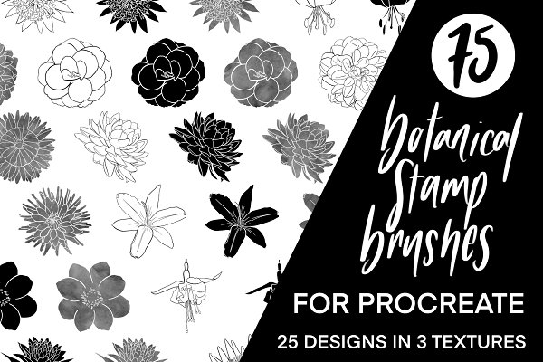 Download Procreate Floral Stamp Brushes