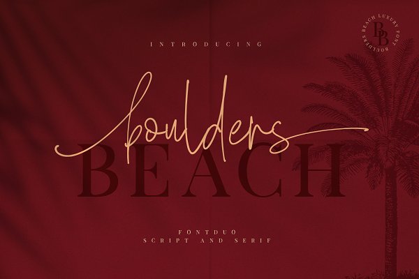 Download Boulders Beach - Font Duo