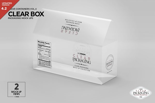 Download Clear Box Packaging Mockup