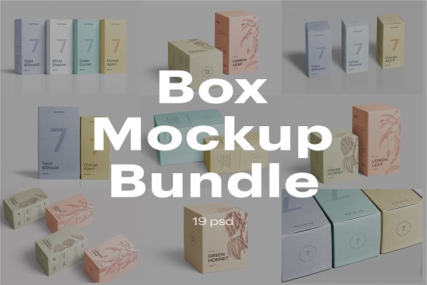 Download Box Mockup Bundle
