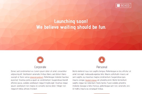 Download Boxed - Bootstrap Landing Page