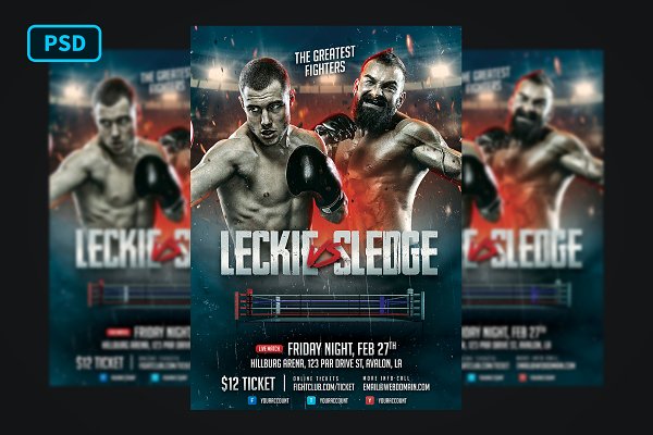 Download Boxing Flyer Template