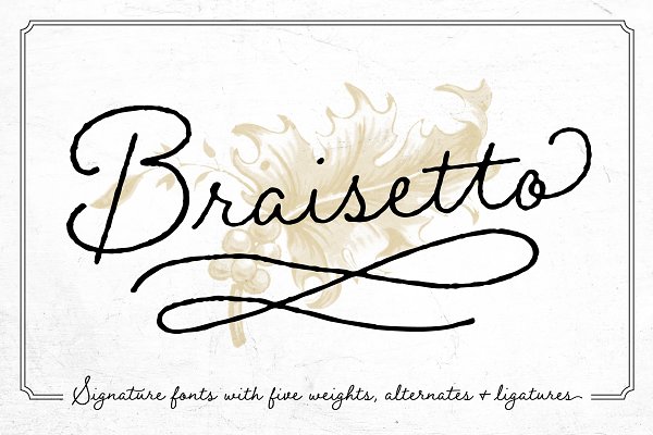 Download Braisetto Font Family