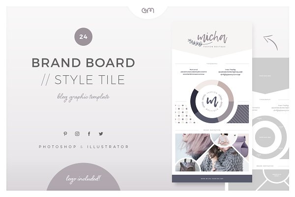 Download Brand Board / Style Tile 24