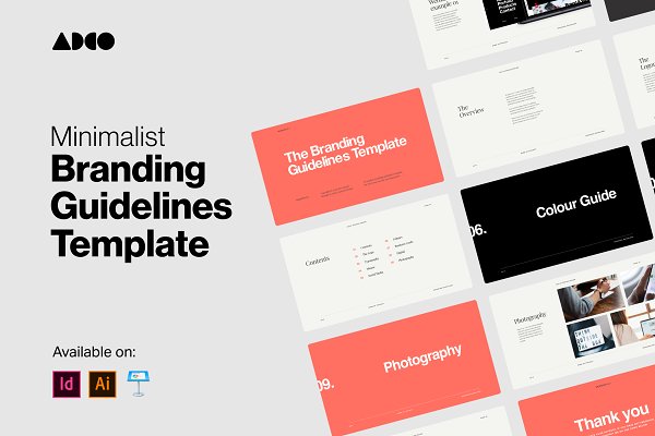 Download Minimal Brand Guidelines Template