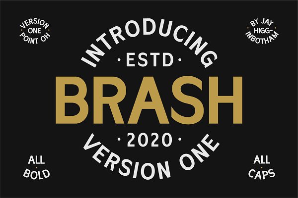Download Brash Typeface