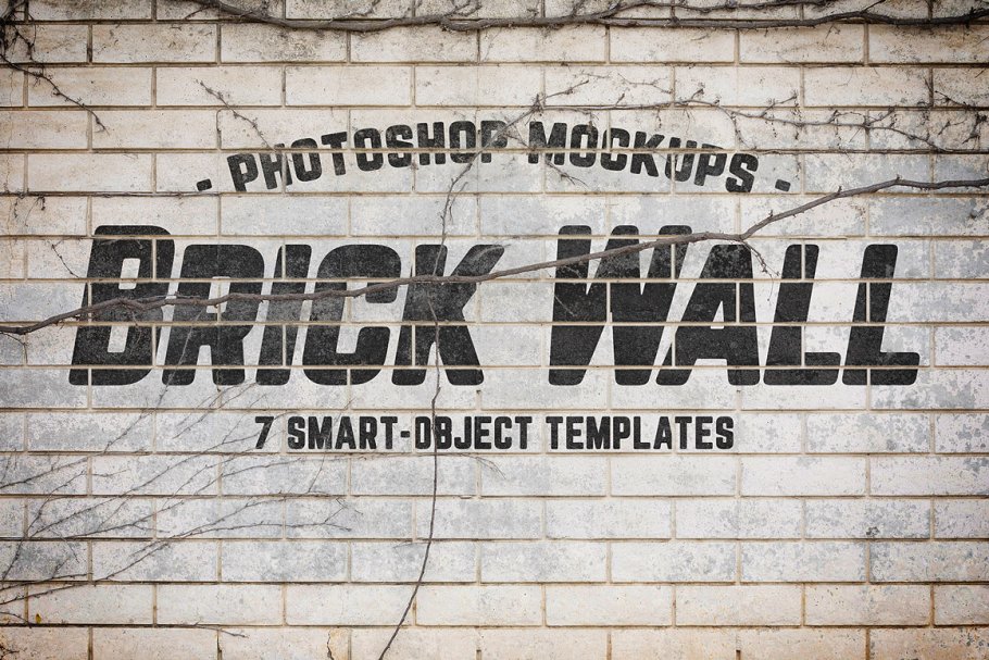 Download Urban Jungle Brick Wall Mockups Vol1