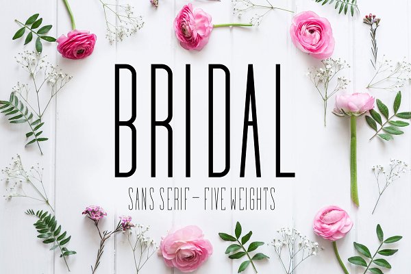 Download Bridal Sans Serif - Multi Weight