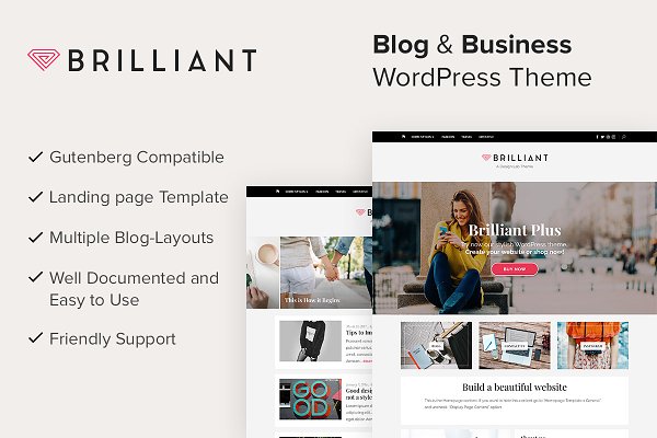 Download Brilliant Plus WordPress Theme
