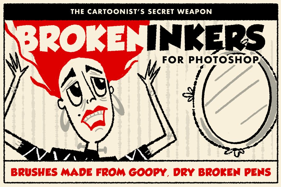 Download Broken Inkers for Adobe Photoshop