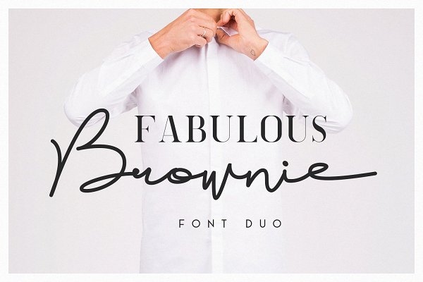 Download Brownie Font Duo