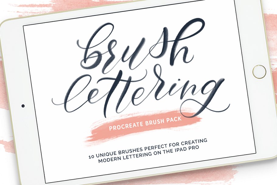 Download Brush Lettering Procreate Brush Pack