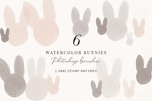Download Watercolor Bunny Brushes