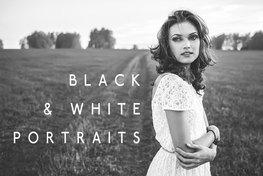 Download B&W Portraits Lightroom Presets