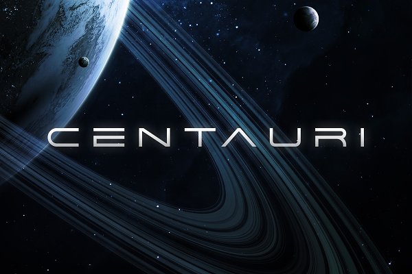 Download Centauri - Futuristic Font