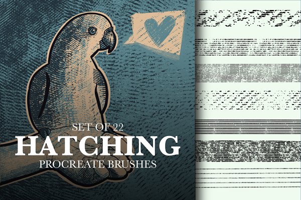 Download Hatching Procreate Brushes