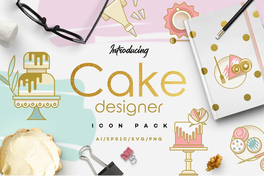 Download Cake Designer Icon Pack