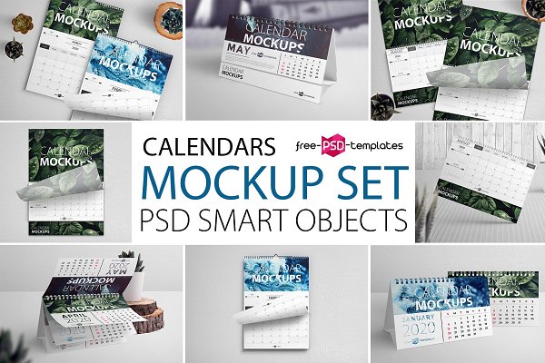 Download Calendar Mockup Set