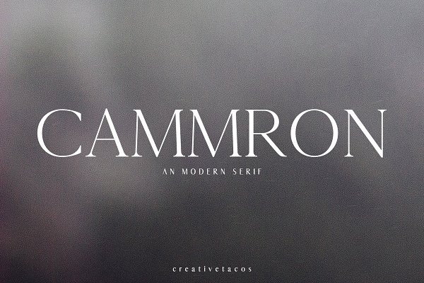 Download Cammron Serif Font Family