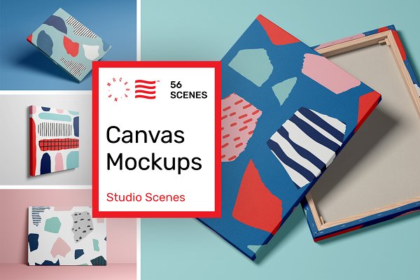 Download Canvas Mockups - Studio Scenes
