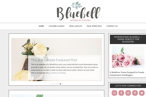 Download Bluebell Child Theme