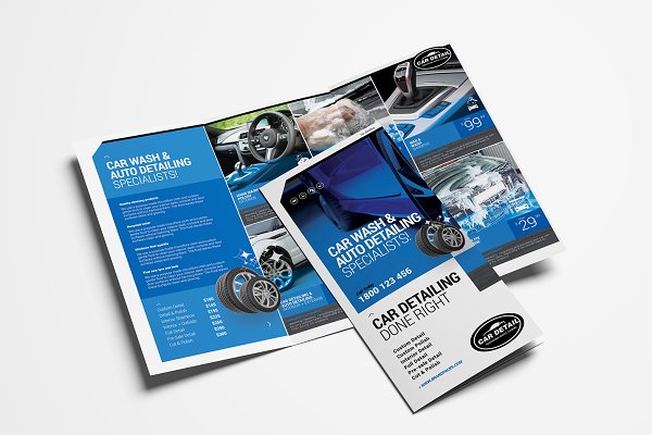 Download Car Detailing Trifold Brochure