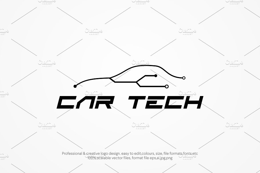 Download Car Tech logo template