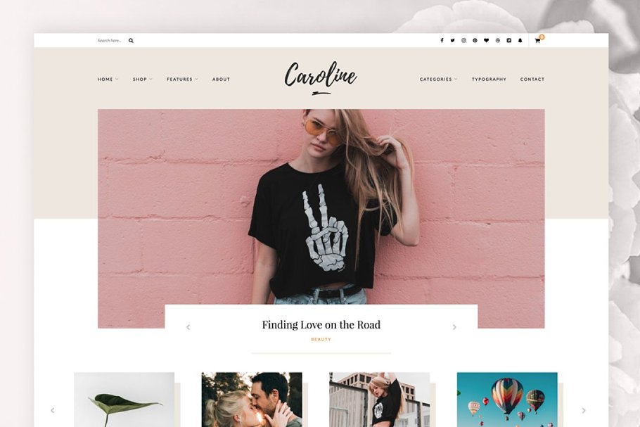Download Caroline - A Wordpress Blog Theme