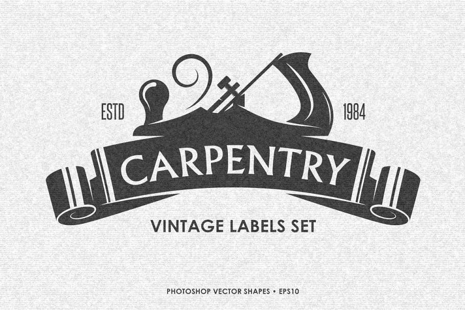 Download Carpentry Labels Set