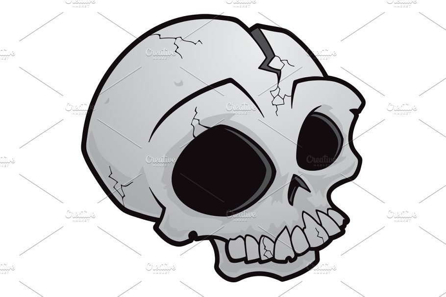 Download Cartoon Skull