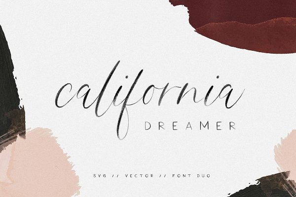 Download California Dreamer | Font Duo + SVG