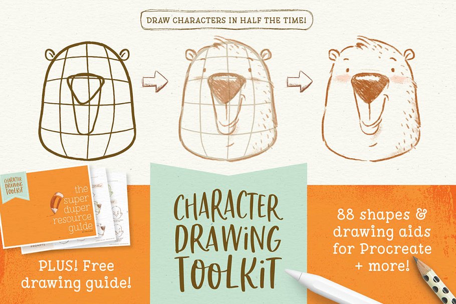 Download Procreate Character Drawing Toolkit