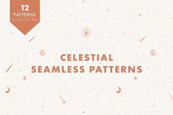 Download Celestial Seamless Patterns