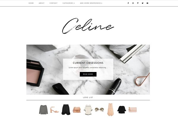 Download Wordpress Blog Theme - Celine