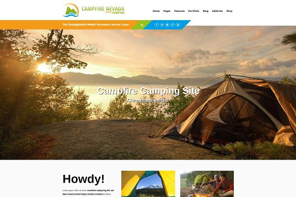 Download Campfire - Campsite WP Theme