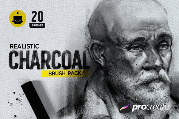 Download Realistic Charcoal 2 for Procreate