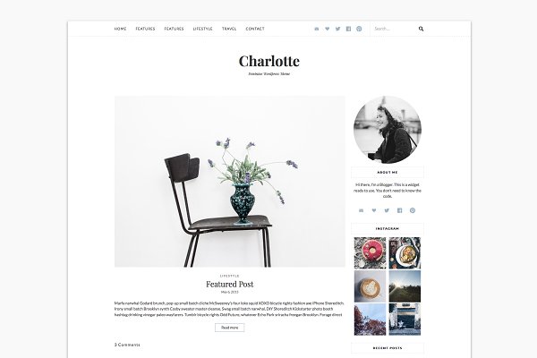 Download Charlotte - Lifestyle Blog Theme
