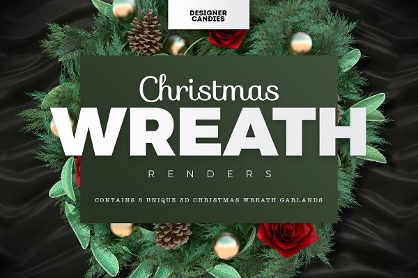 Download Christmas Wreath Renders