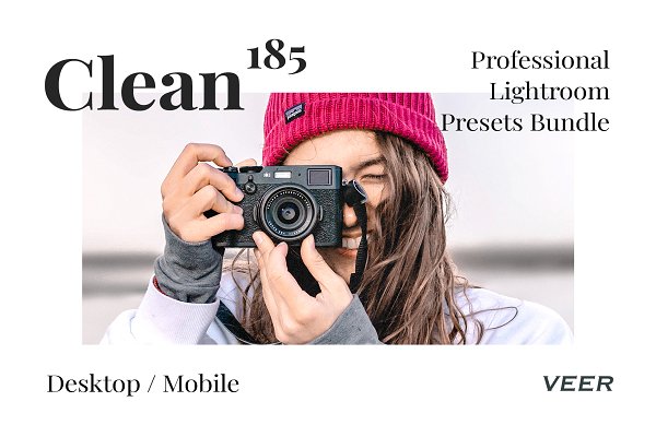 Download 185 Clean Presets Lightroom Bundle