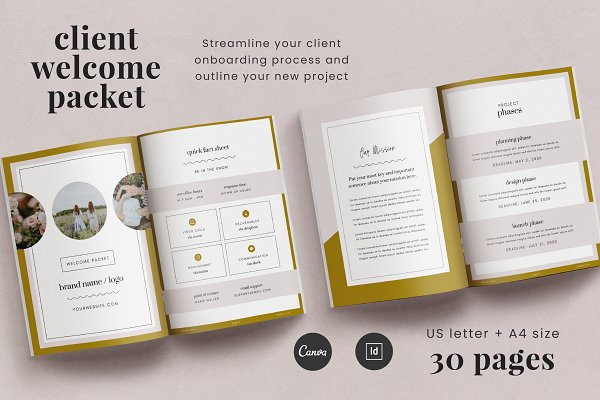 Download Client Welcome Packet Template