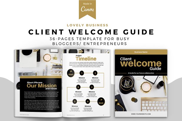 Download Lovely Business Client Welcome Guide
