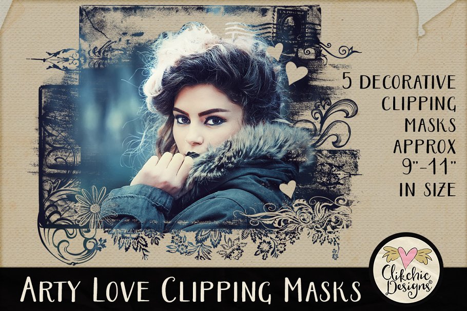 Download Arty Love Photography Clipping Masks