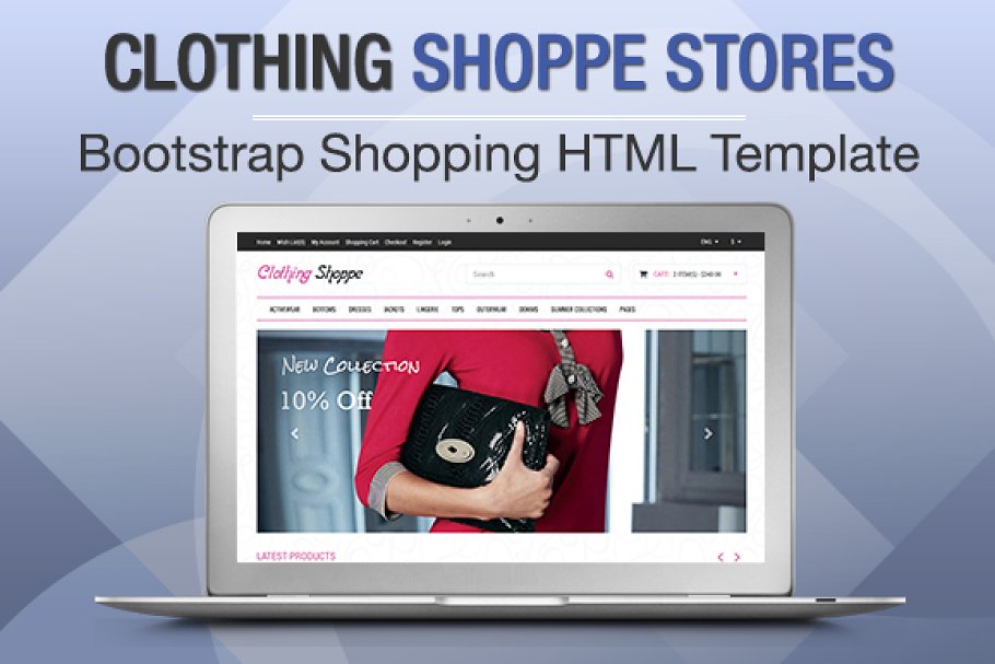 Download Clothing Shoppe Stores Bootstrap