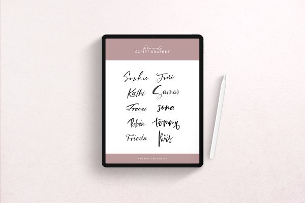 Download Delicate Writing for Procreate