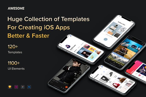 Download Awesome iOS UI Kit