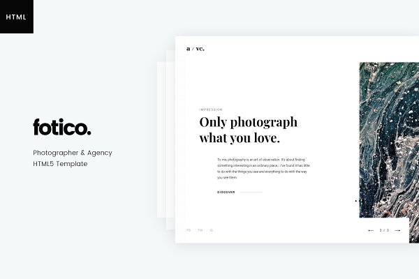 Download Fotico – Photography HTML Template