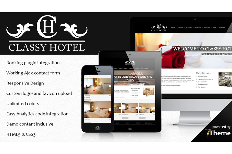 Download Classy - Classic Hotel WP Theme