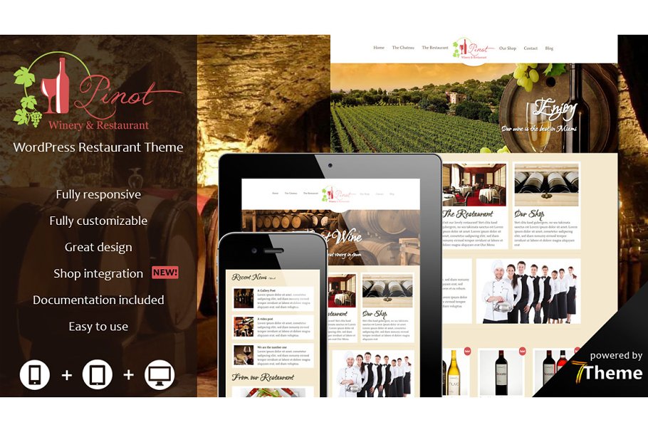 Download Pinot - Restaurant & Winery Theme